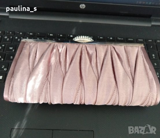 Бутик / нова чанта / клъч / пясъчна коприна "Le Lou Lou" by Cacharel , снимка 5 - Чанти - 32782518