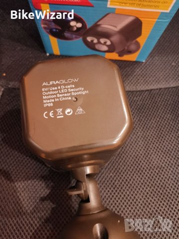 Auraglow LED Motion Activated wireless двойна светлина НОВА, снимка 3 - Външни лампи - 32817275
