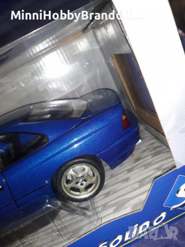 BMW 850 CSI. (E31) BLUE METALIC TOP.TOP.TOP. SOLIDO 1.18. , снимка 6 - Колекции - 38188920