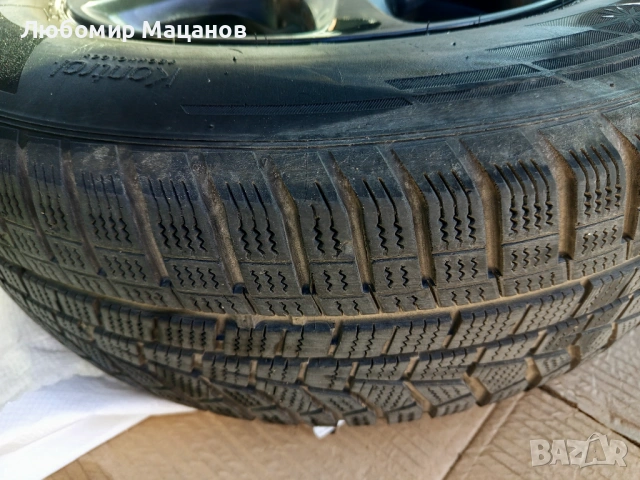 Продавам 4 бр. алуминиеви джанти със зимни гуми , снимка 5 - Гуми и джанти - 53241639