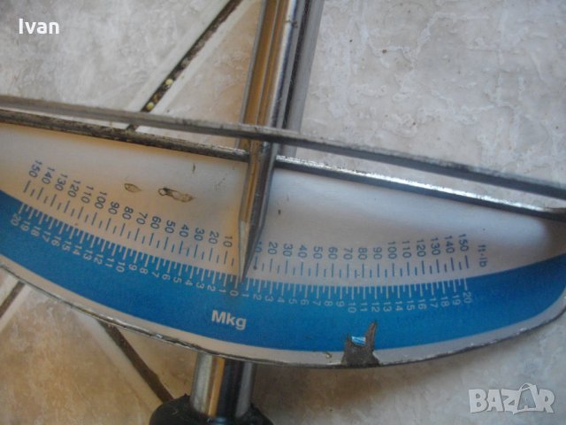 20 kg-150 Nm-Двоен Немски Стрелкови Ръчен Динамометричен Ключ-150 Нютонметри-Отличен-Точен, снимка 2 - Други инструменти - 33583280