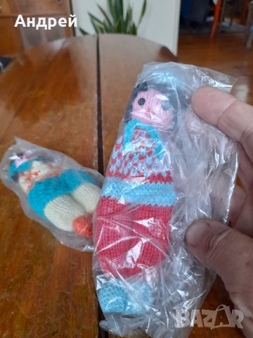 Стара плетена кукла,кукли #3, снимка 4 - Други ценни предмети - 43314776