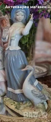 Зашеметяваща  ,порцеланова композиция. , снимка 4 - Статуетки - 50028695