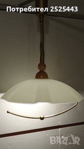 Абажур (Полилей) с Нова LED крушка Е27 - 9W 4000K, снимка 12 - Лампи за таван - 43910254