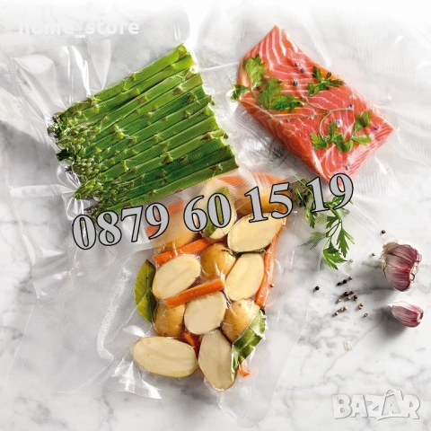 Ролки за вакуумиране на храна 5 м, пликове за вакуумиране, снимка 2 - Други - 51856998