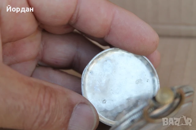 Швейцарски сребърен джобен часовник , снимка 9 - Джобни - 50874733