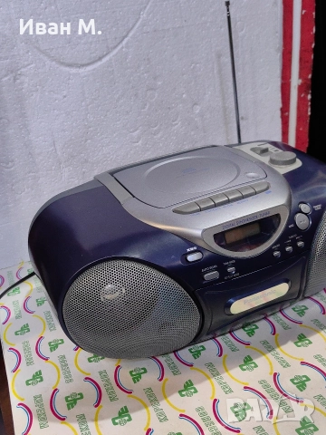 Радиокасетофон със CD Panasonic , снимка 3 - Радиокасетофони, транзистори - 52622404