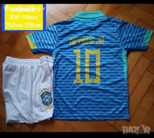 NEYMAR JR.💛⚽️ детско юношески футболни екипи САНТОШ 🇧🇷🇧🇷 BRAZIL , снимка 14 - Футбол - 44956947