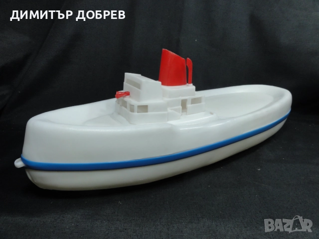 СТАРА РЕТРО СОЦ НРБ ПЛАСТМАСОВА ИГРАЧКА КОРАБ