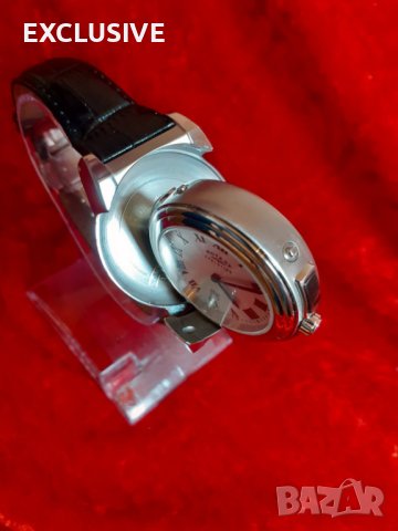 Луксозен часовник с 2 лица и камъни сваровски - Лимитирана серия!, снимка 4 - Дамски - 43437052