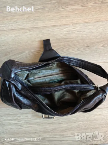 Дамска чанта от естествена кожа , снимка 3 - Чанти - 48630223