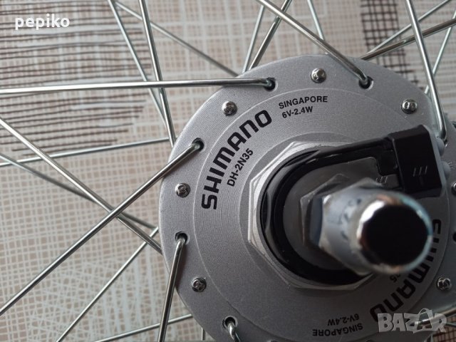 Продавам колела внос от Германия алуминиева капла с динамо главина 26 цола SHIMANO DH-2N35, снимка 11 - Велосипеди - 27430249