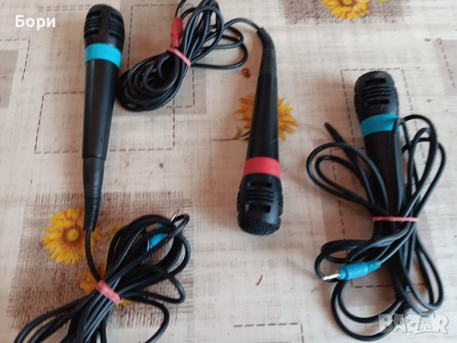 Микрофони SingStar 3бр, снимка 7 - Микрофони - 43042965