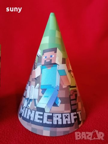 Парти шапки Minecraft, снимка 1 - Други - 33360194