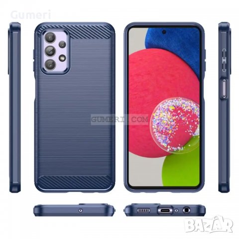 Samsung Galaxy A23 Противоударен Силиконов Гръб - Карбон, снимка 10 - Калъфи, кейсове - 38416823