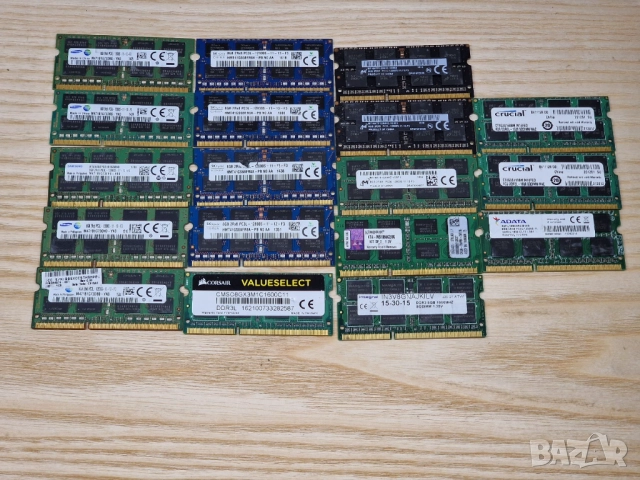 ⚠️8GB DDR3L 1600Mhz 12 месеца гаранция Samsung Hynix Micron 
