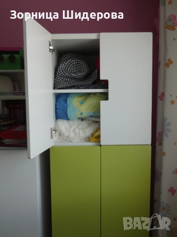 Детски гардероб Икеа Stuva, снимка 4 - Мебели за детската стая - 51555016