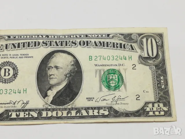 10 долара от 1974 г., снимка 4 - Нумизматика и бонистика - 50435677