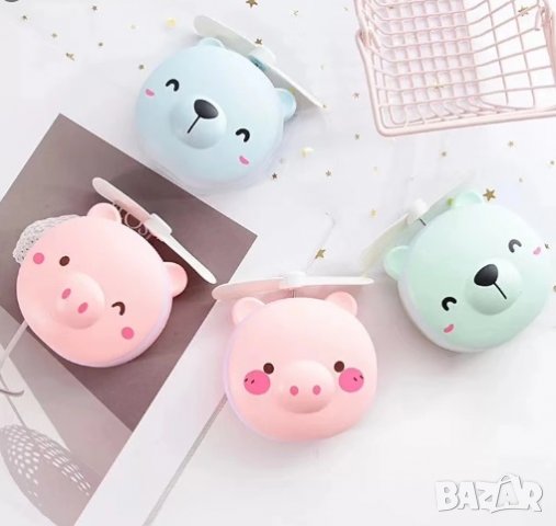 Джобен вентилатор със сгъваемо LED огледалце, снимка 6 - Други стоки за дома - 33252299