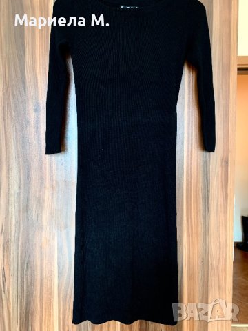 Zara knit рокля, XS, снимка 1 - Рокли - 43281506