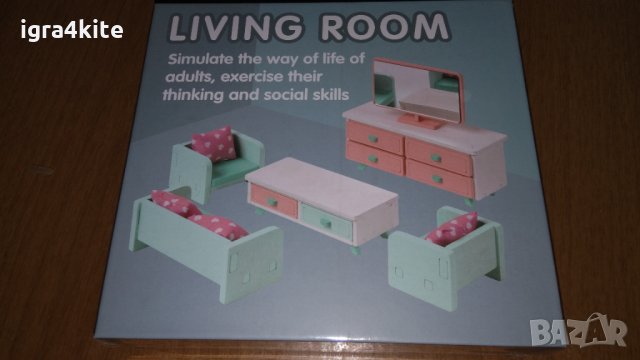 НАМАЛЕНА ЖЕНА НА Дървени аксесоари ХОЛ за деца НОВ МОДЕЛ за дървена къща, снимка 7 - Образователни игри - 35029519