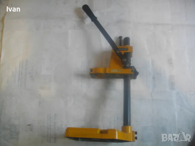 WOLFCRAFT НЕМСКА ОРИГИНАЛНА СТОЙКА ЗА БОРМАШИНА ОЛЕКОТЕНА АЛУМИНИЕВА РАБОТЕН ХОД 60мм ЗАХВАТ 40,3мм, снимка 6 - Бормашини - 49774747