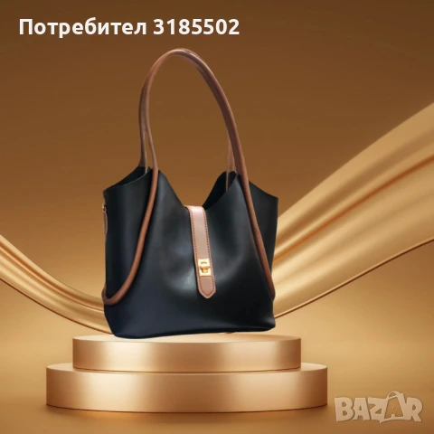 Стилна дамска чанта, еко  к., снимка 6 - Чанти - 51307508