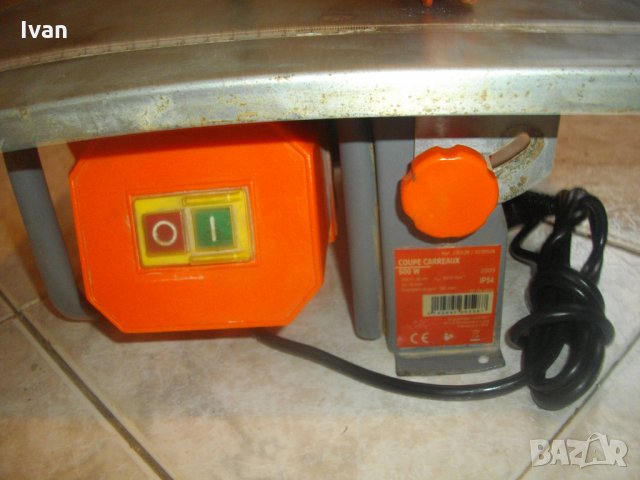 600 Вата-ф180мм-Машина Мокро-Сухо-Рязане На Плочи/Плочки-Отлична-Coupe Carreaux, снимка 4 - Други инструменти - 33484183