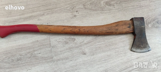 Стара брадва с дълга дръжка#38, снимка 2 - Антикварни и старинни предмети - 52799626