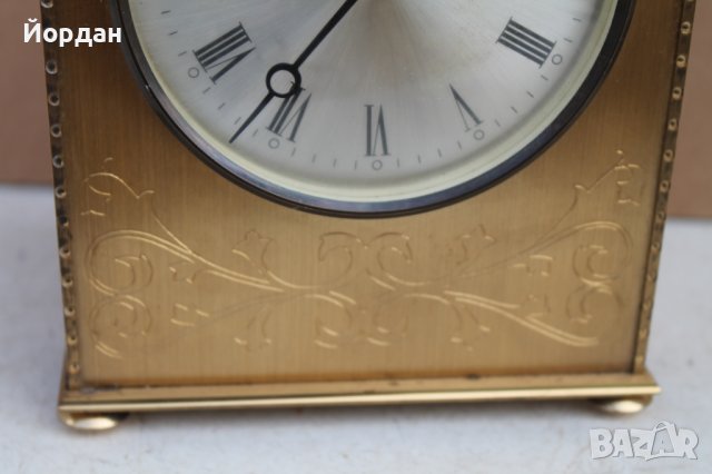 Немски настолен кварц Мауте часовник , снимка 3 - Антикварни и старинни предмети - 37502790