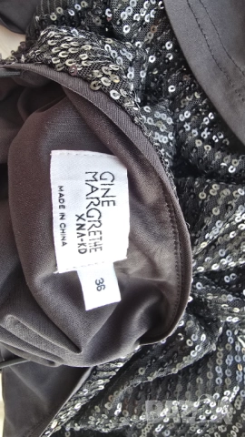 Дамска рокля с паети размер S-М, снимка 10 - Рокли - 52678211