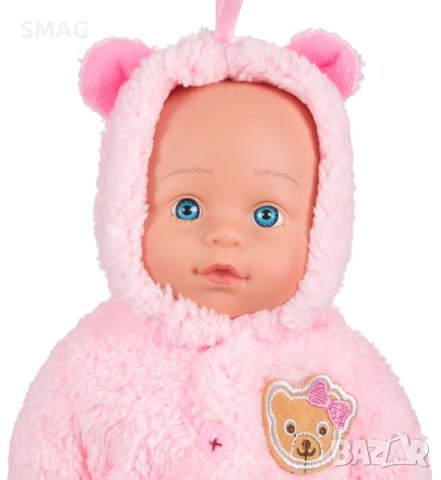 Кукла Бебе Облечена като Мече 30 см, снимка 2 - Кукли - 43298110