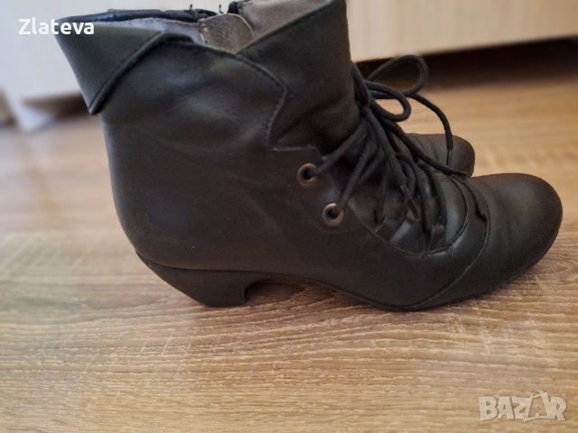 Боти естествена кожа , снимка 3 - Дамски боти - 43684833