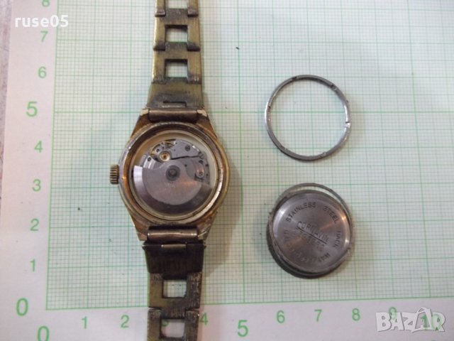 Часовник "CORNAVIN" ръчен дамски автомат с верижка работещ, снимка 5 - Дамски - 28363600