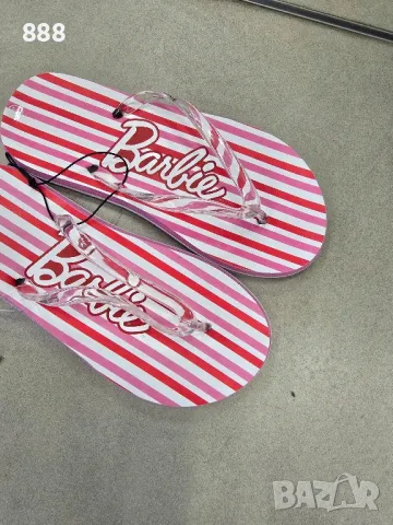 дамски чехли джапанки Barbie , снимка 2 - Джапанки - 50229636