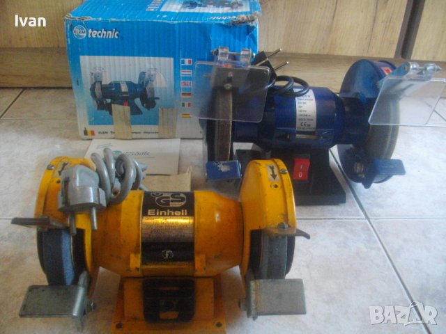 300W/150W-ф150мм/ф125мм-Ел.Шмиргел-Германия/Белгия/КНР-TECHNIC/EINHELL-Почти Нов