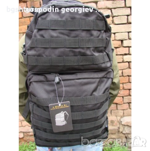 Тактическа раница BLACK LARGE ASSAULT I,45л различни камуфлажи, снимка 7 - Раници - 53337246
