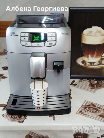 Кафе автомат Saeco  Intelia One touch Cappuccino , снимка 6 - Кафемашини - 53286493