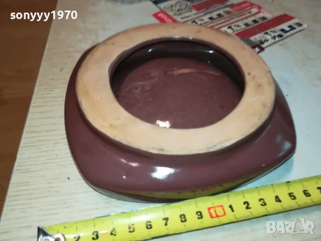 ГОЛЯМ КЕРАМИЧЕН ПЕПЕЛНИК 1405251425, снимка 14 - Антикварни и старинни предмети - 50285808