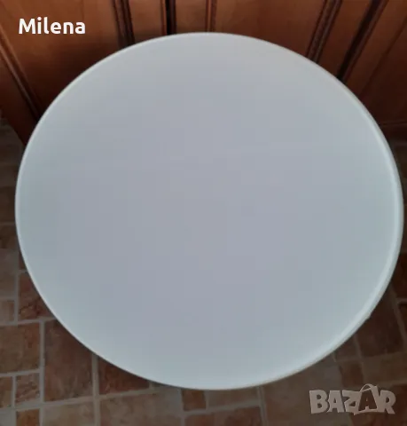 Маса стъкло и метал от магазин "Юск", снимка 2 - Маси - 49684092