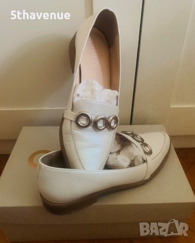 QUAZI Дамски бели обувки естествена кожа , снимка 3 - Дамски ежедневни обувки - 37018472