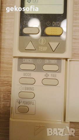 Дистанционно управление за климатик Daikin използвано, снимка 2 - Климатици - 52805764