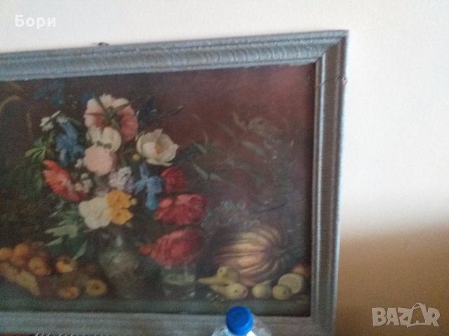 Голяма картина в дървена рамка 60/48/3см, снимка 4 - Картини - 27620179