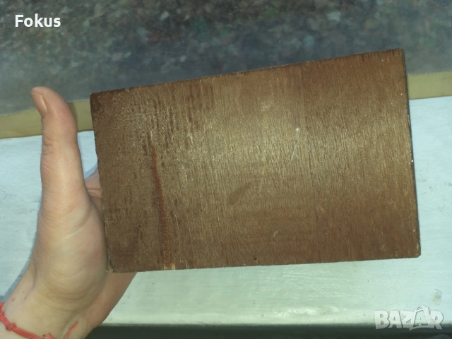 СТАРА АНТИКВАРНА КУТИЯ С ОБКОВ ЗА СКЪП ПОДАРЪК С ОГЛЕДАЛО, снимка 3 - Антикварни и старинни предмети - 53511381