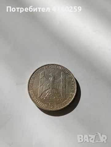 Германия монета 5 марки 1978 г , снимка 1