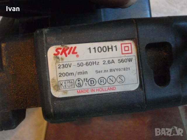 2,6А 560 Вата Skil 1100H1 Холандски Професионален Лентов Шлайф Скил, снимка 12 - Други инструменти - 33132914