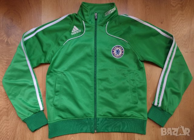 Chelsea / ADIDAS футболно горнище - детски анцуг на ЧЕЛСИ , снимка 3 - Детски анцузи и суичери - 38437087