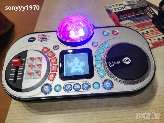 V-TECH KID SUPER STAR DJ STUDIO-ВНОС FRANCE 1502260824, снимка 8 - Ресийвъри, усилватели, смесителни пултове - 53480660
