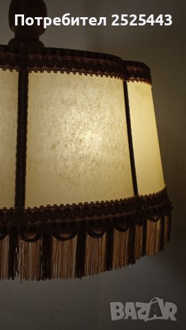 Абажур (лампион) Е27 - с 2 Нови LED крушки 10W - 4000K, снимка 2 - Лампи за таван - 43824157