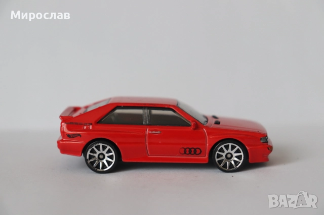 1/64 HOT WHEELS AUDI QUATTRO КОЛИЧКА МОДЕЛ, снимка 4 - Колекции - 52919937